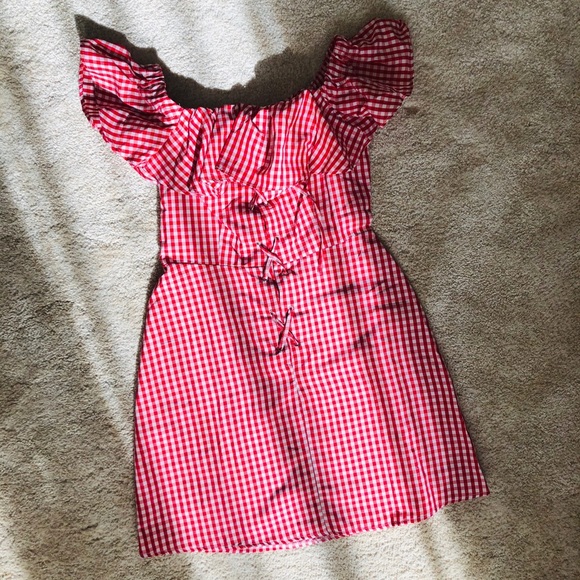 Brand New Off Shoulder Mini Sundress - Picture 5 of 7